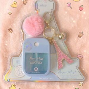 Pink and Blue Aura Mist Keychain Set